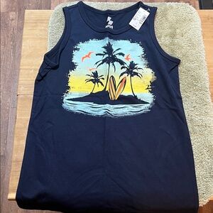 Boys size large 10/12 place sport brand navy blue